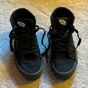 Black high top vans